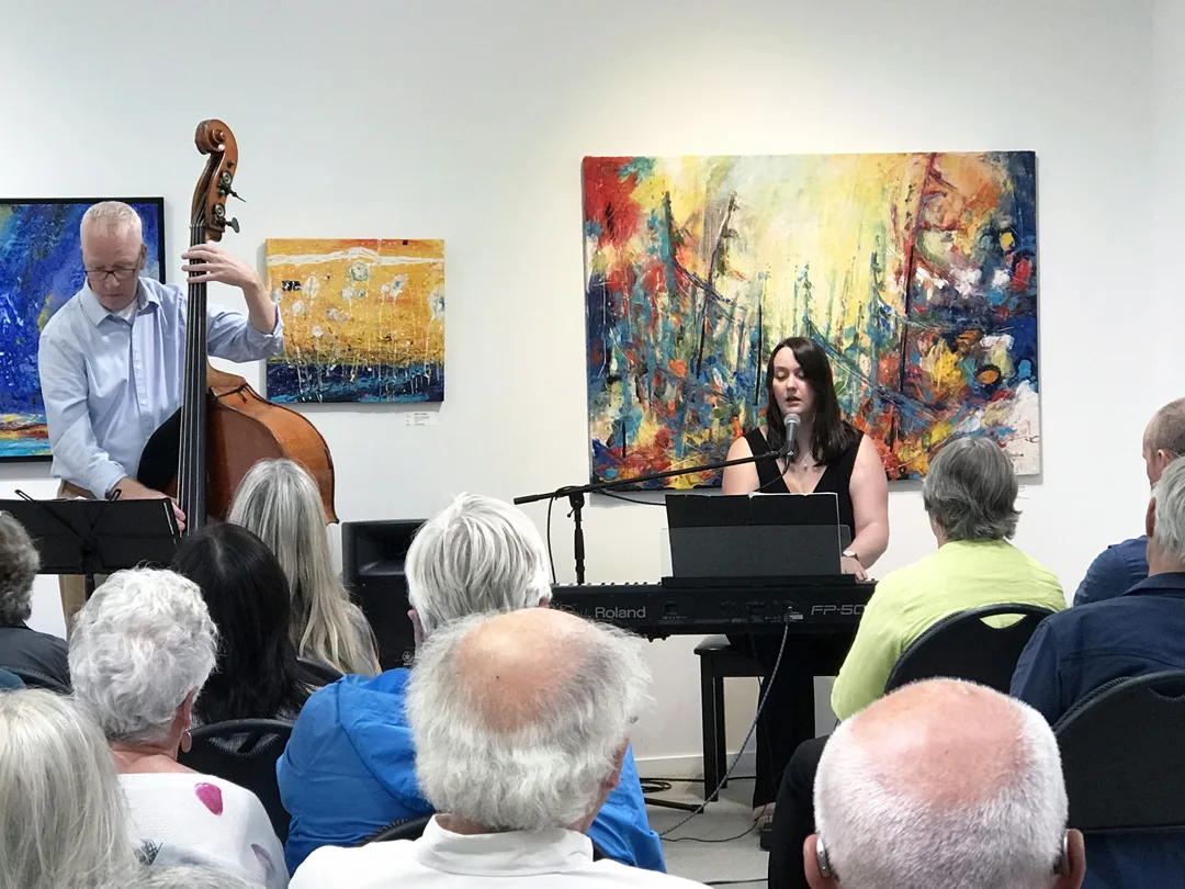 ANDARA Gallery is a proud satellite venue for the 2024 PEC Jazz Festival, welcoming the Hannah Barstow Trio, Wednesday, August 14th from 3-5 PM. Ticket details TBA. For more info visit anadaragallery.com or pecjazz.org. Photo © Andara Gallery.