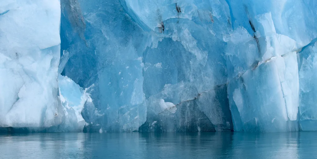 voICE Exhibition - photographs of Iceland by Tara Wilkinson at ANDARA Gallery in Prince Edward County - Photo Credit "Blue Quartz" © Tara Wilkinson
