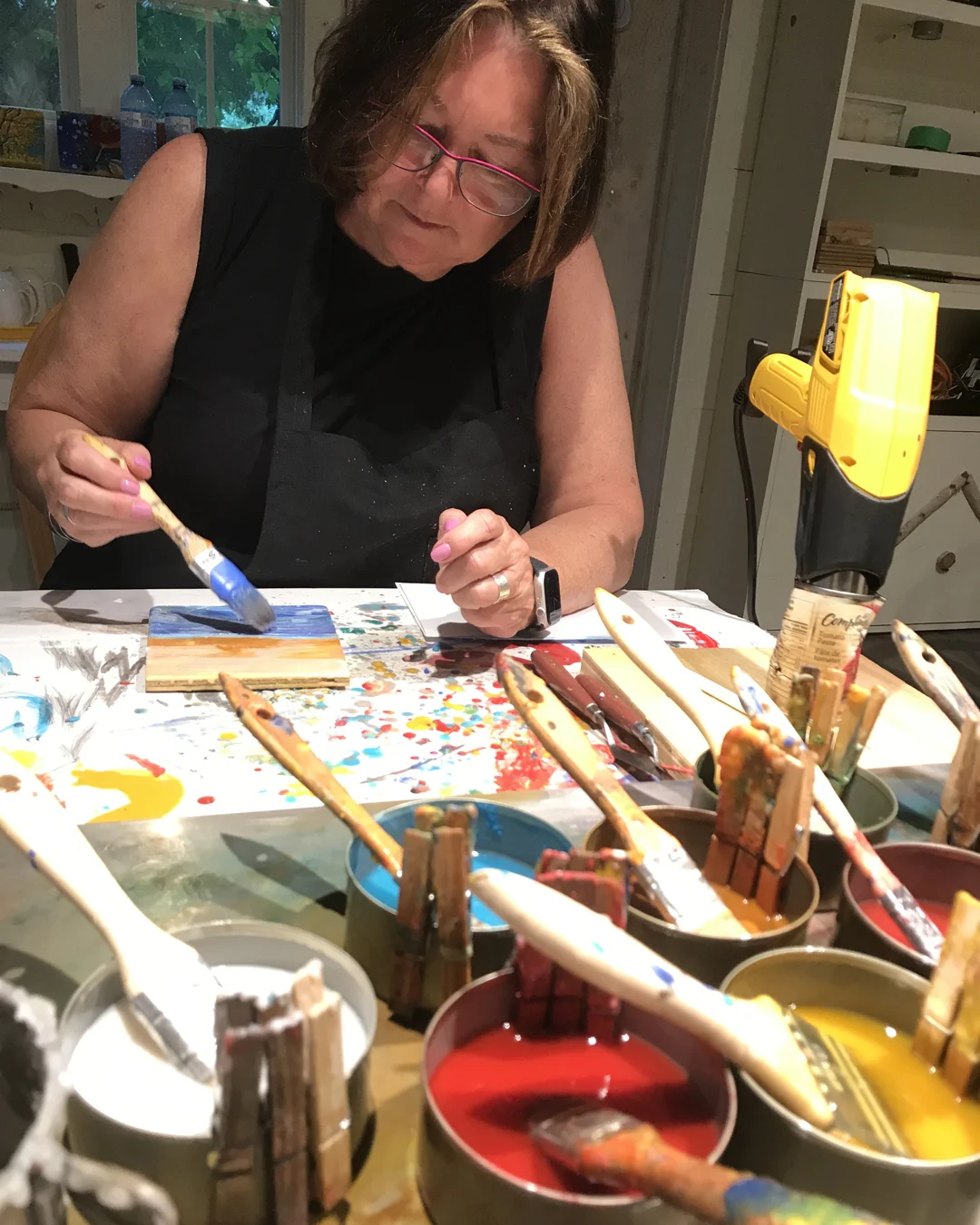 Learn ancient technique of painting with melted beeswax! Professional painter / instructor Andrew Csafordi offers technical knowledge, encouragement & valuable techniques. Create several small works. No experience necessary. All materials supplied. Min 2 / Max 6 per class. Info: andaragallery.com.