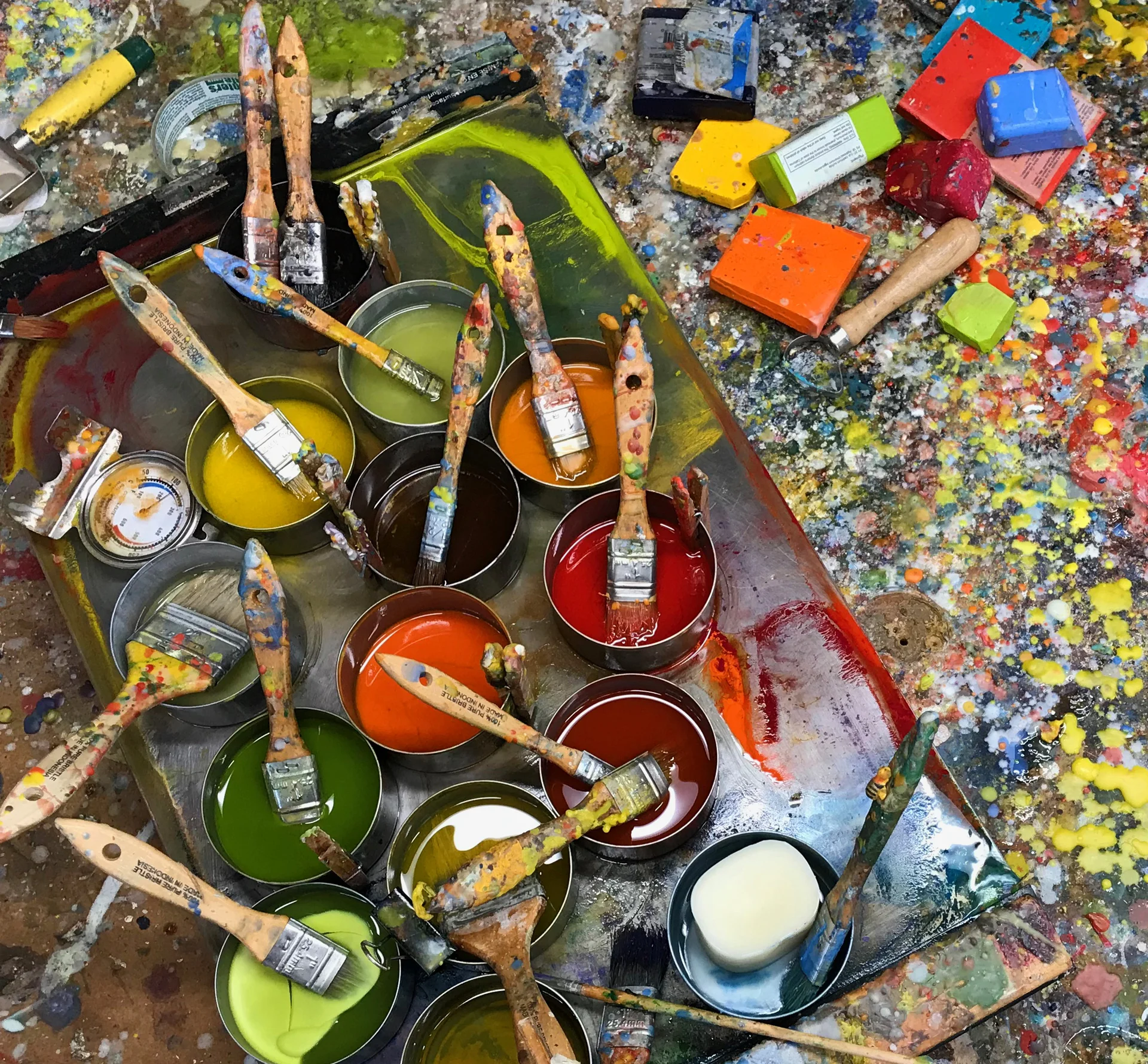 Encaustic Painting Workshops at ANDARA Studio Prince Edward County