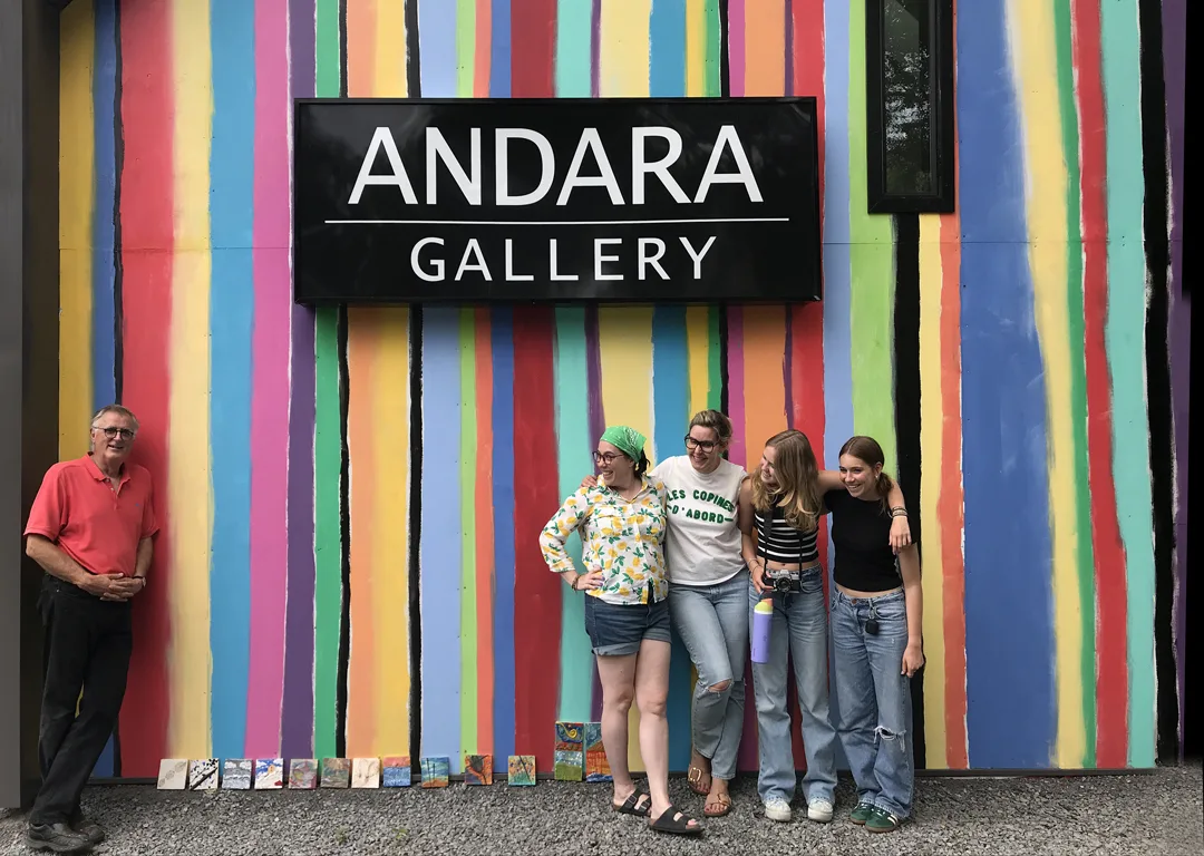 Encaustic Painting Workshop with professional artist/instructor, Andrew Csafordi of ANDARA Gallery in Prince Edward County.