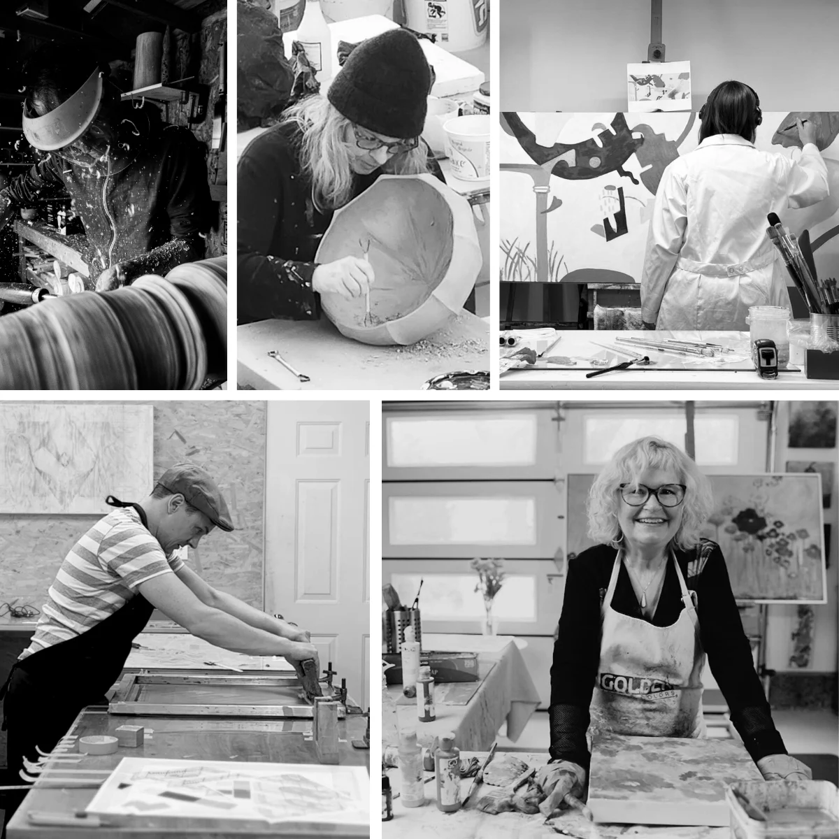Pictured clockwise from top left: Andreas Krätschmer, Michelle Kosoy, Chrissy Poitras, Michelle Hutchinson and Kyle Topping.