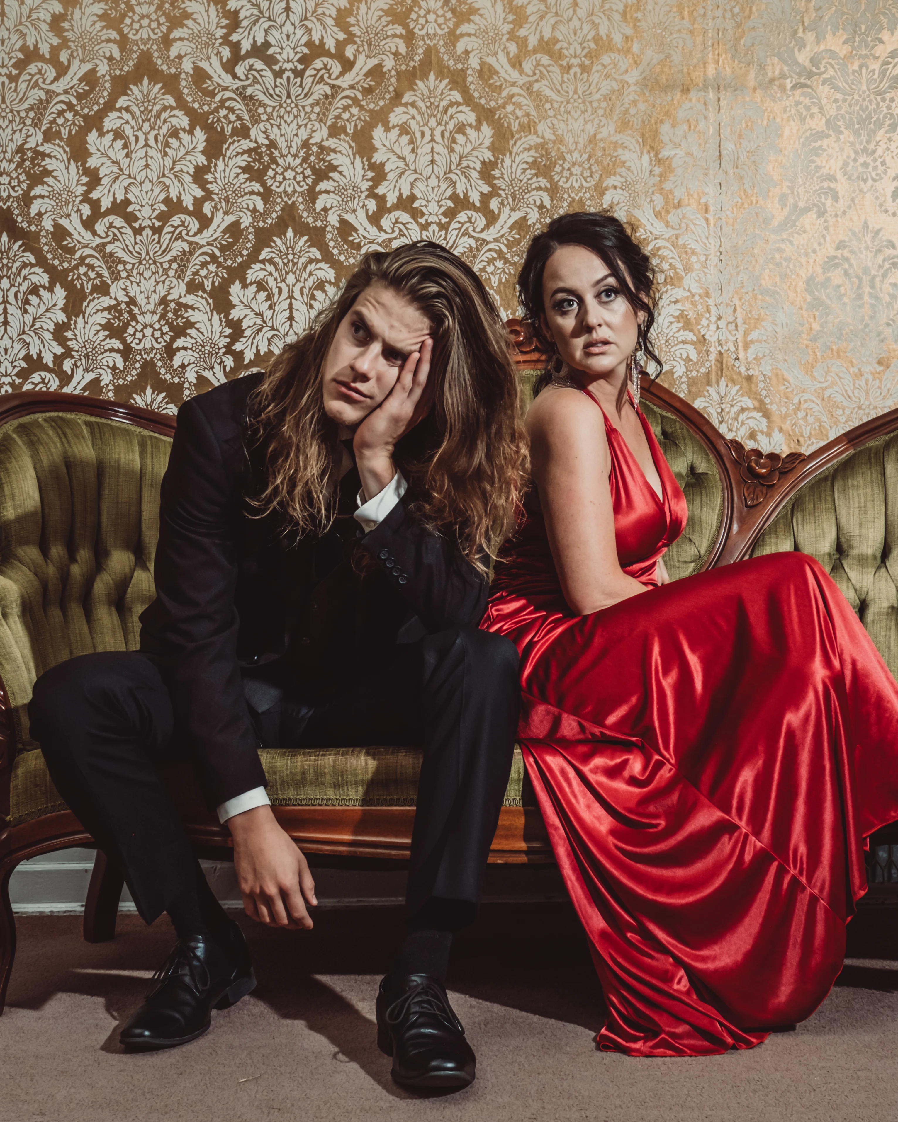Gabriel Guadagnin and Megan Hutton will star in Private Reuben Pearce. Photo by Sean Ferguson.