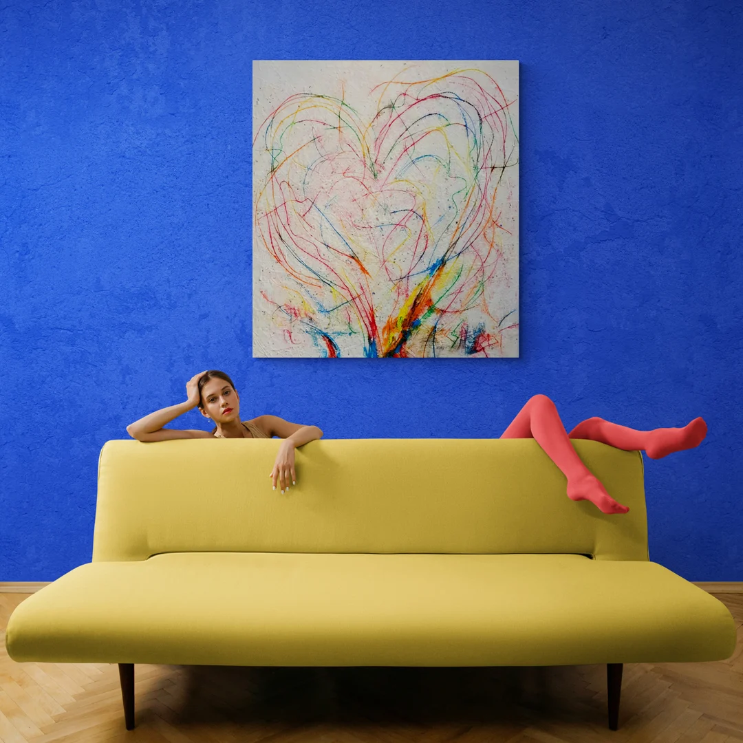 ANDARA Gallery's 5th Annual ODE TO JOY Holiday Art Show and Sale. Open daily thru December 23, 2024 - 11 AM to 5 PM. Encaustic Painting © Andrew Csafordi.