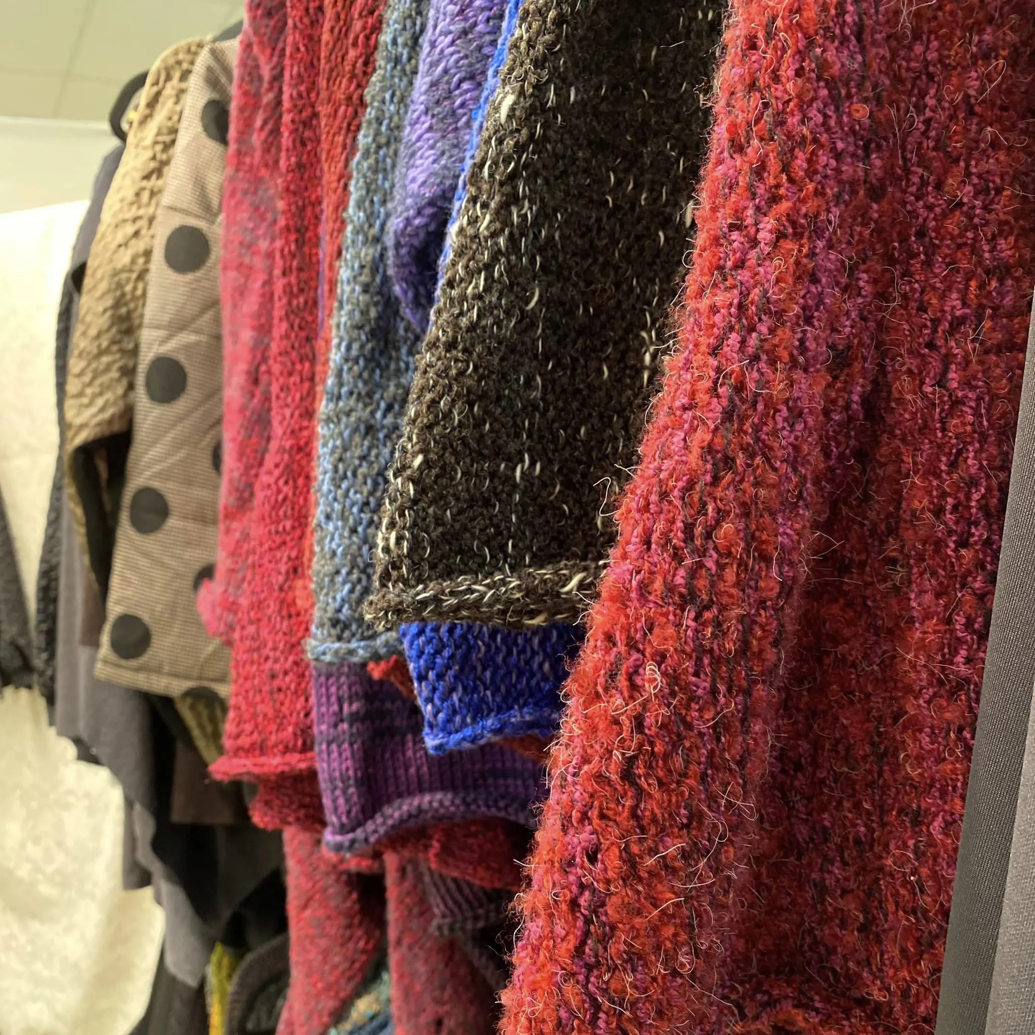 Clothing by Olga Saras.