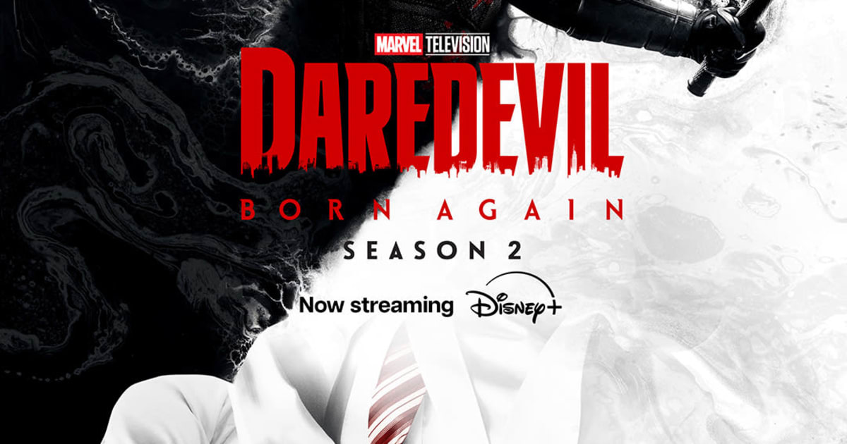 Two sides of the city. Marvel Television's #DaredevilBornAgain Season 2 is now streaming on Disney+.