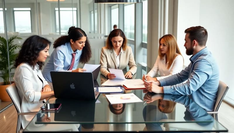 Interface digitale moderne de gestion comptable