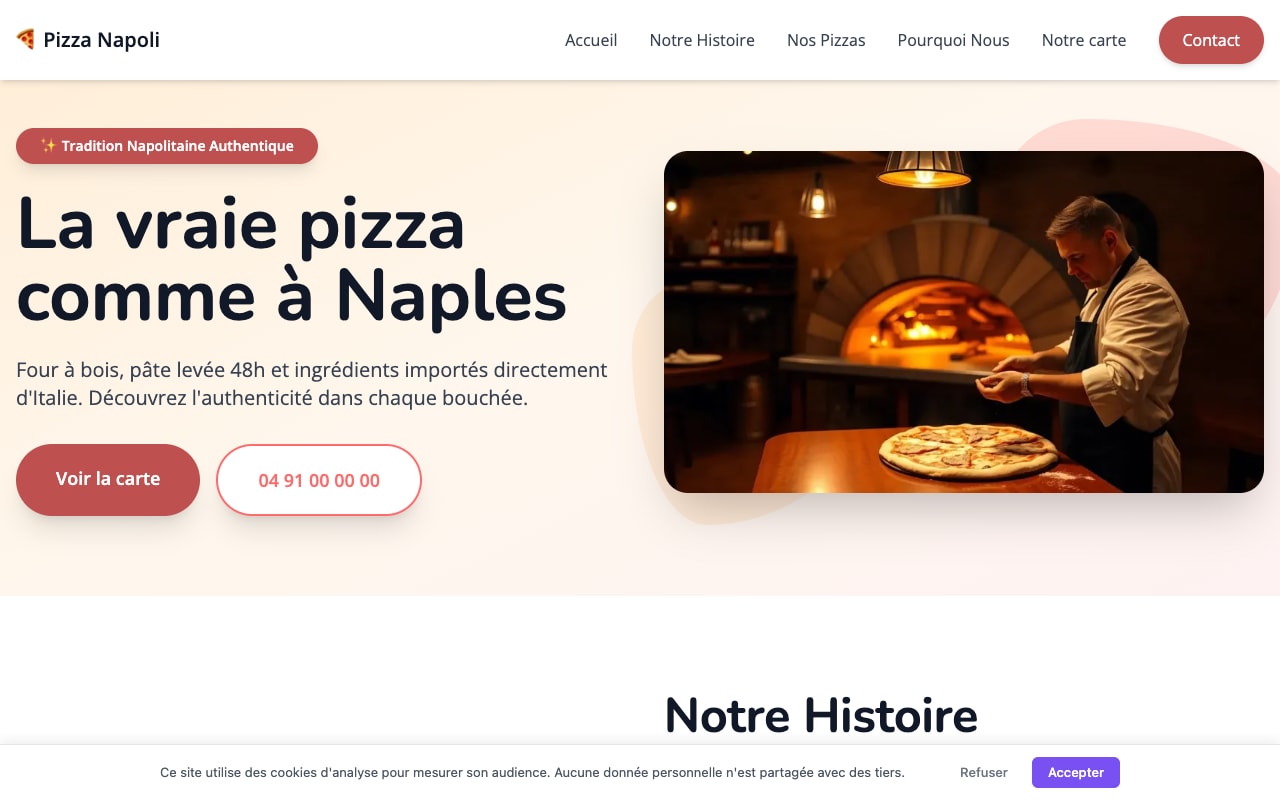 Site Pizza Napoli