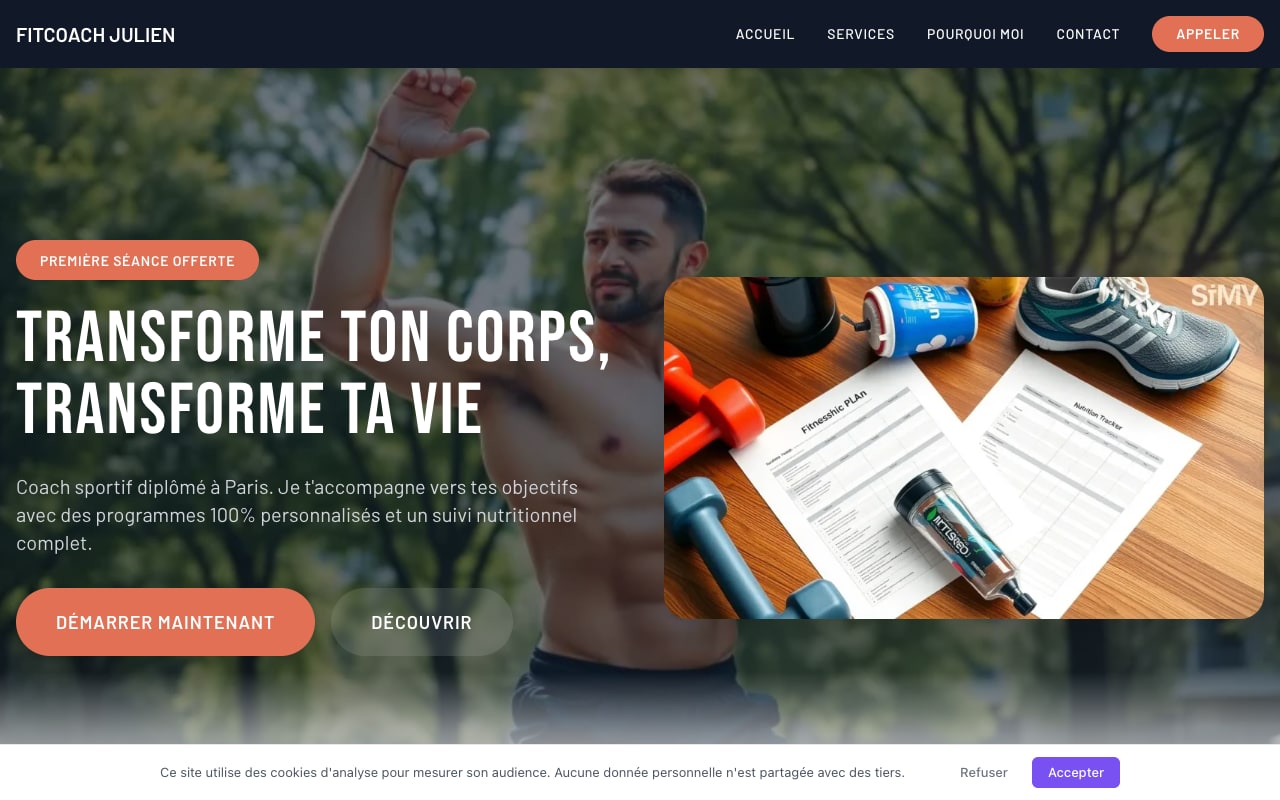 Site FitCoach Julien