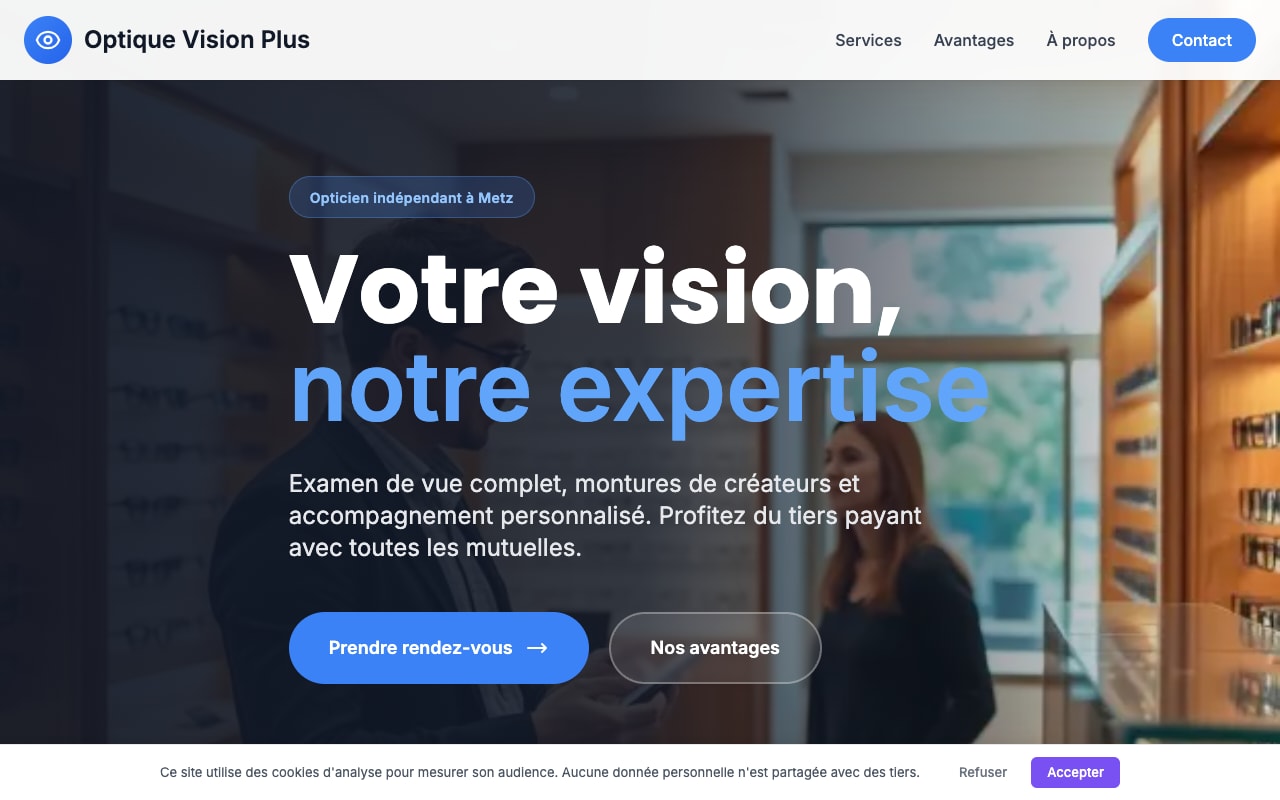 Site Optique Vision Plus