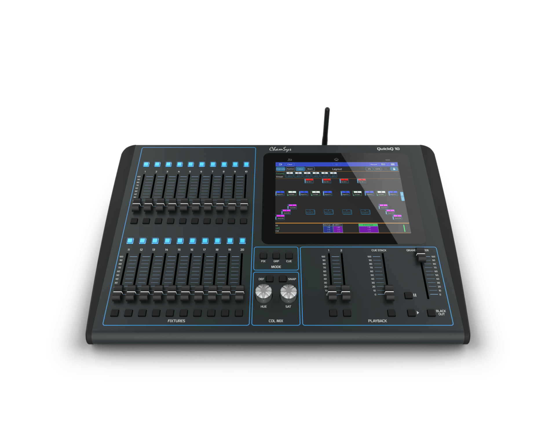 Пульт управления светом ChamSys QuickQ 10 2