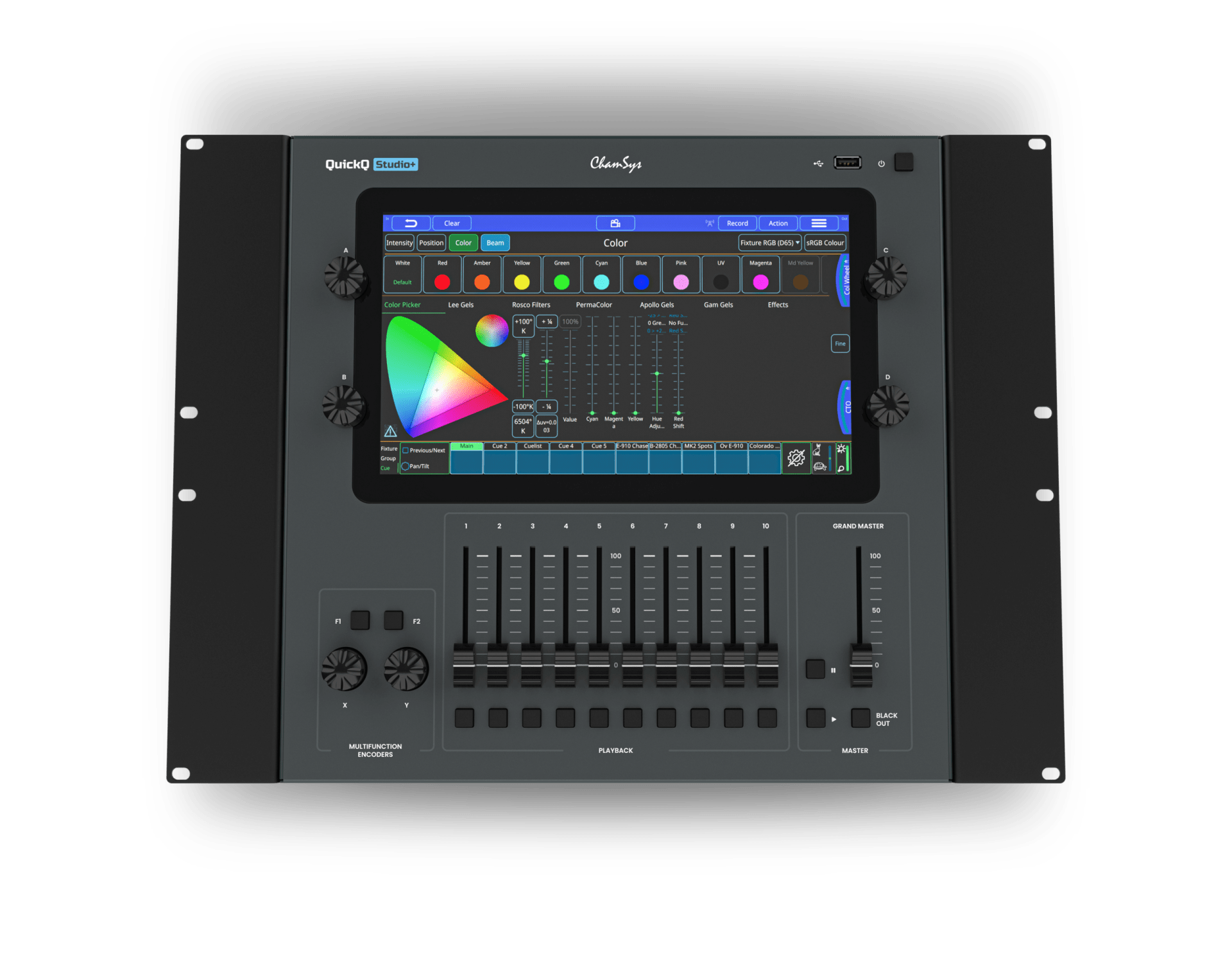 Пульт управления светом ChamSys QuickQ Studio+ 2