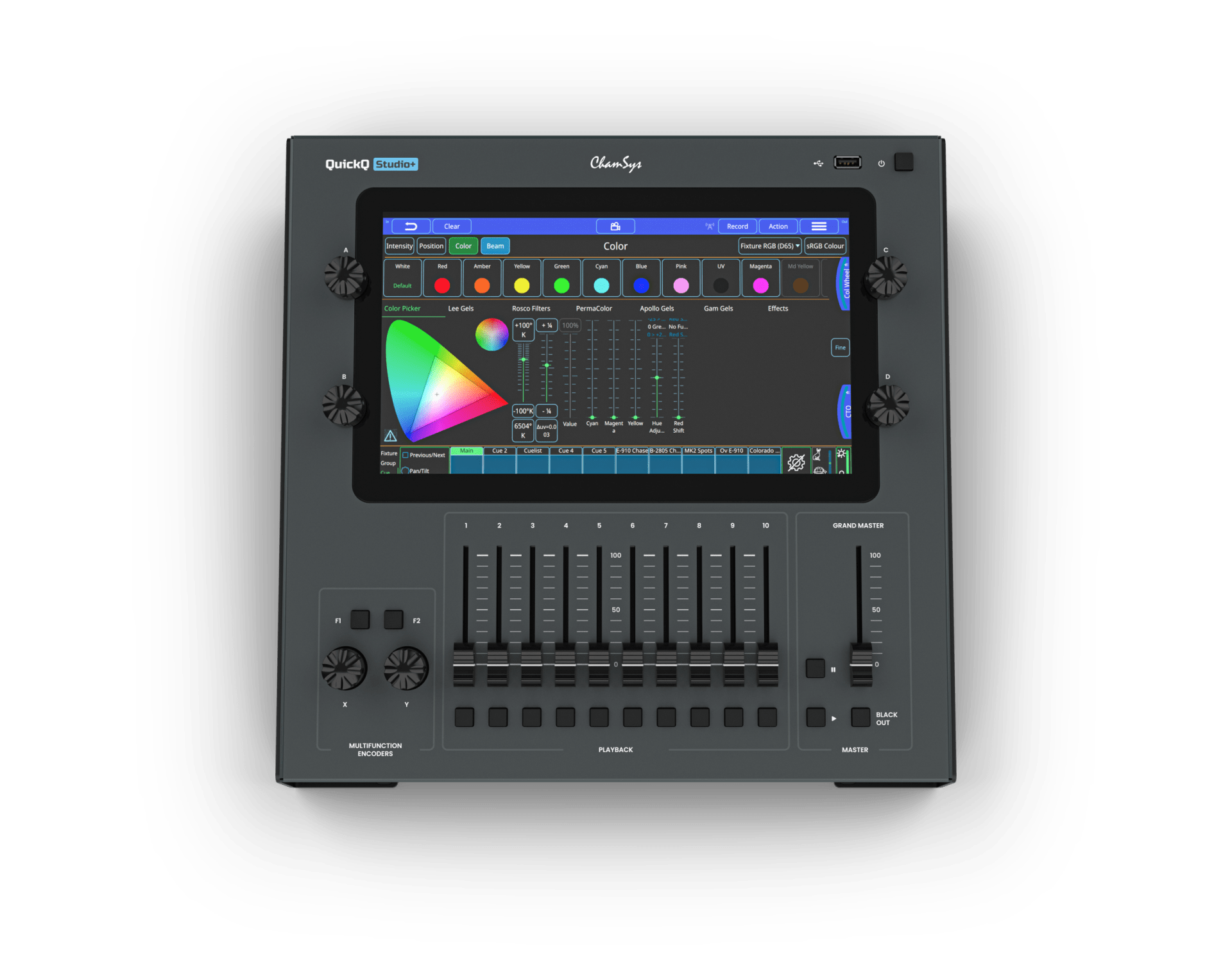 Пульт управления светом ChamSys QuickQ Studio+ 3