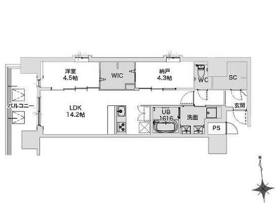 Draw Uehonmachi — Flexible 1LDK+S Layout with Dual Vanities 2