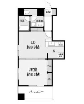 Residia Shinsaibashi West — Designer 1LDK Residence 2