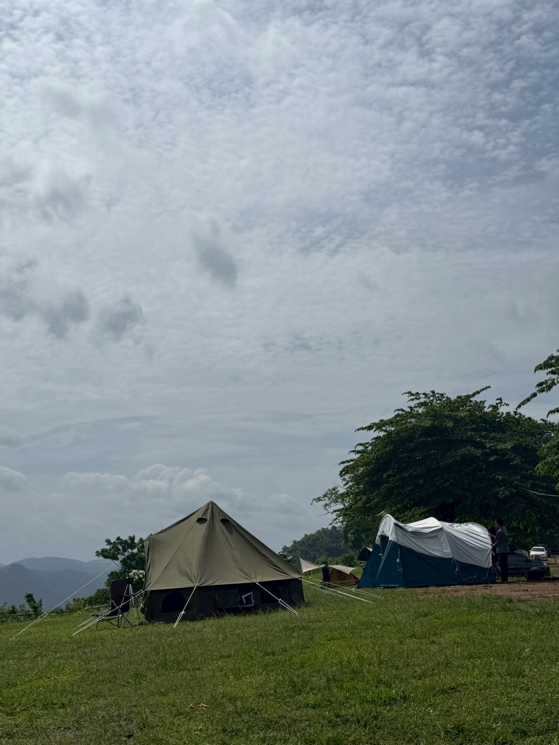 เต็นท์กระโจมสีเขียวไร้เสากลาง bell tent wiman - เสียงตอบรับจากลูกค้าผู้ใช้งานจริง ที่ไว้วางใจวิมานแอร์