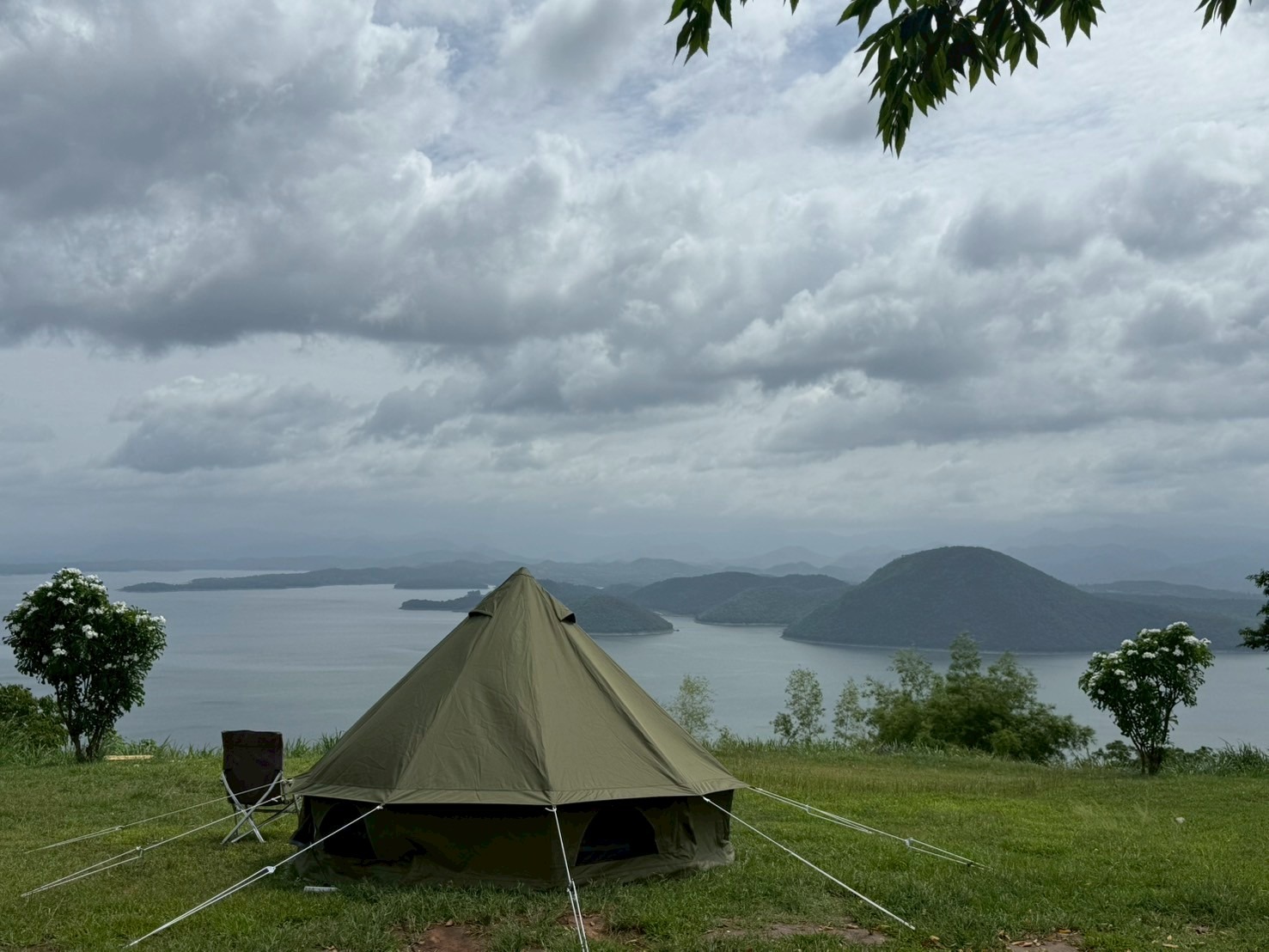 เต็นท์กระโจมสีเขียวไร้เสากลาง bell tent wiman - เสียงตอบรับจากลูกค้าผู้ใช้งานจริง ที่ไว้วางใจวิมานแอร์