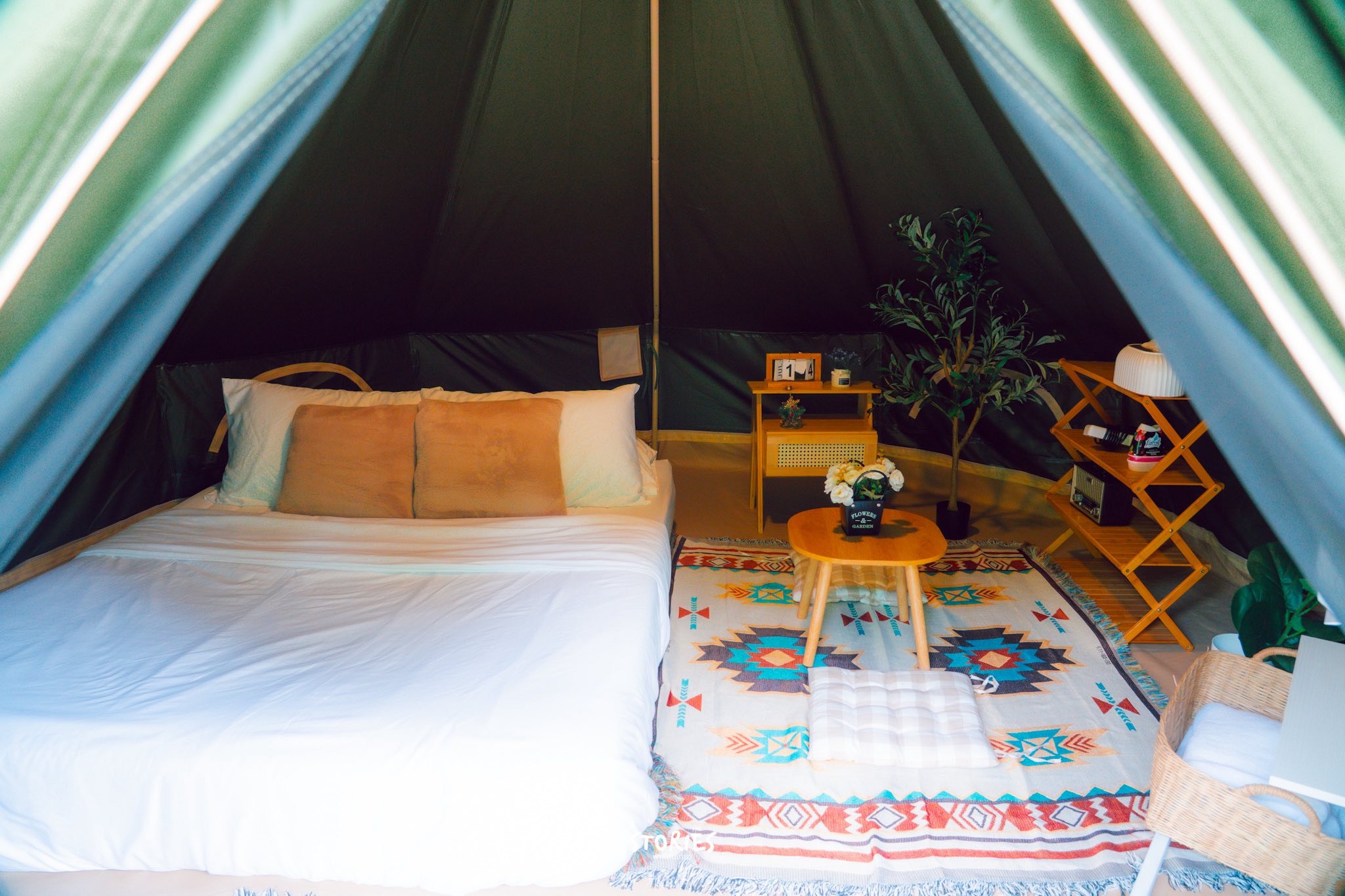 เต็นท์กระโจมสีเขียวไร้เสากลาง bell tent wiman - เสียงตอบรับจากลูกค้าผู้ใช้งานจริง ที่ไว้วางใจวิมานแอร์
