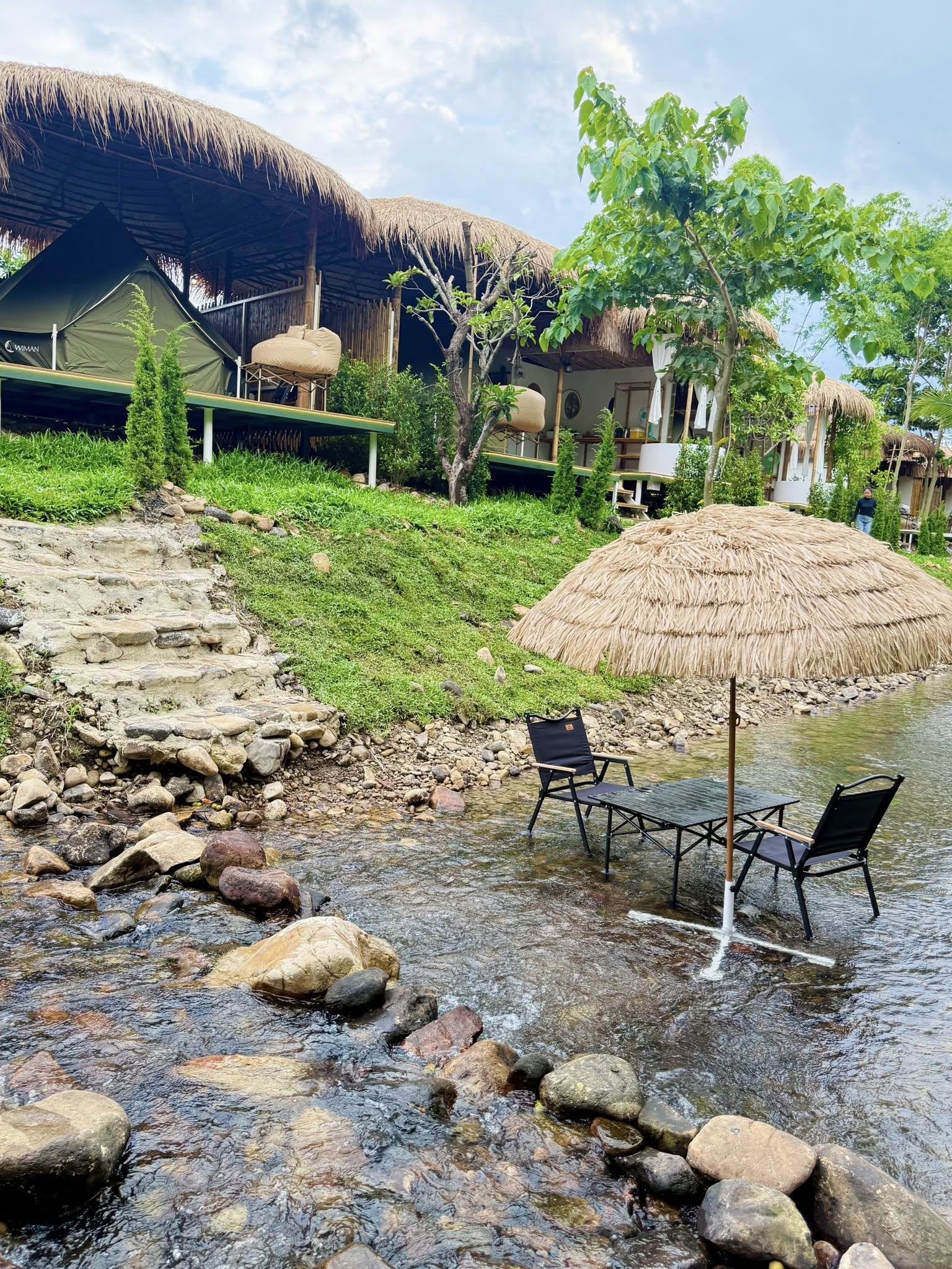 เต็นท์กระโจมสีเขียวไร้เสากลาง bell tent wiman - เสียงตอบรับจากลูกค้าผู้ใช้งานจริง ที่ไว้วางใจวิมานแอร์