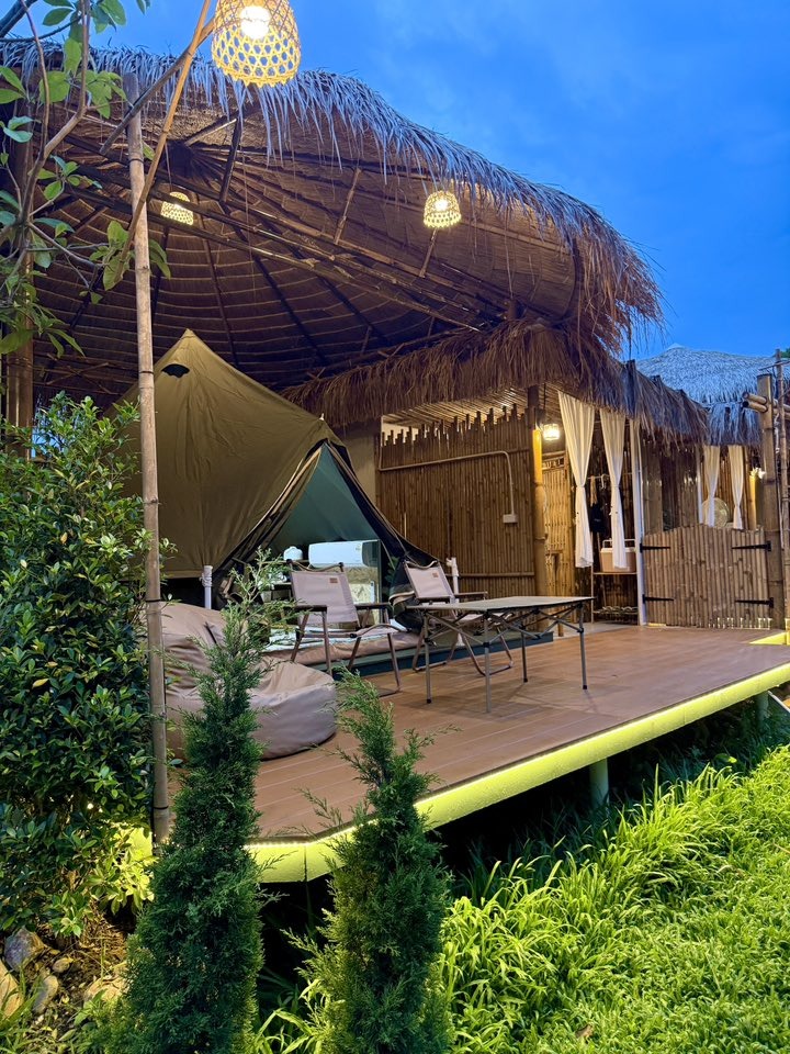 เต็นท์กระโจมสีเขียวไร้เสากลาง bell tent wiman - เสียงตอบรับจากลูกค้าผู้ใช้งานจริง ที่ไว้วางใจวิมานแอร์