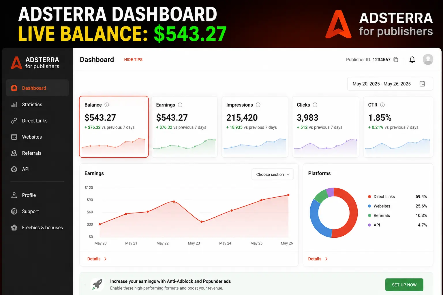 How to Earn Money Using Adsterra in 2026: Beginner's Guide