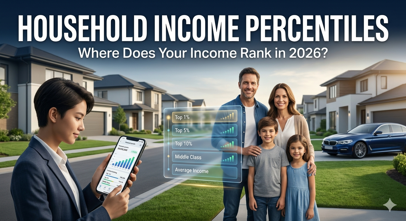 Household Income Percentiles in 2026: Where Does Your Income Rank?