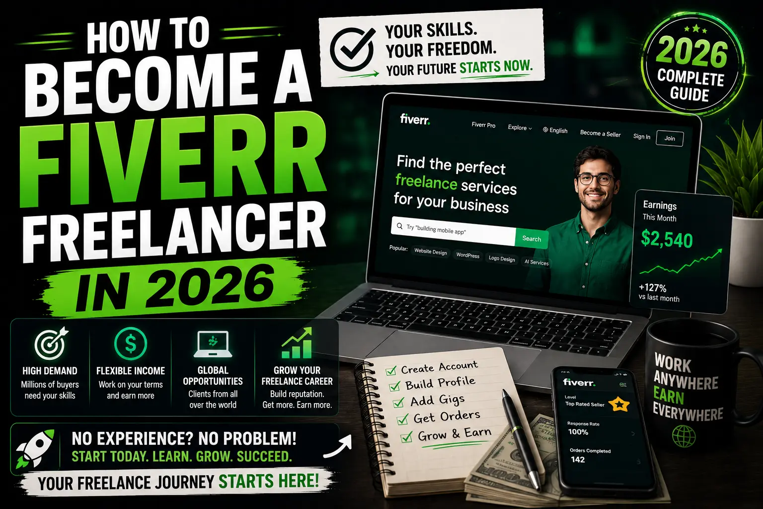 How to Become a Fiverr Freelancer in 2026