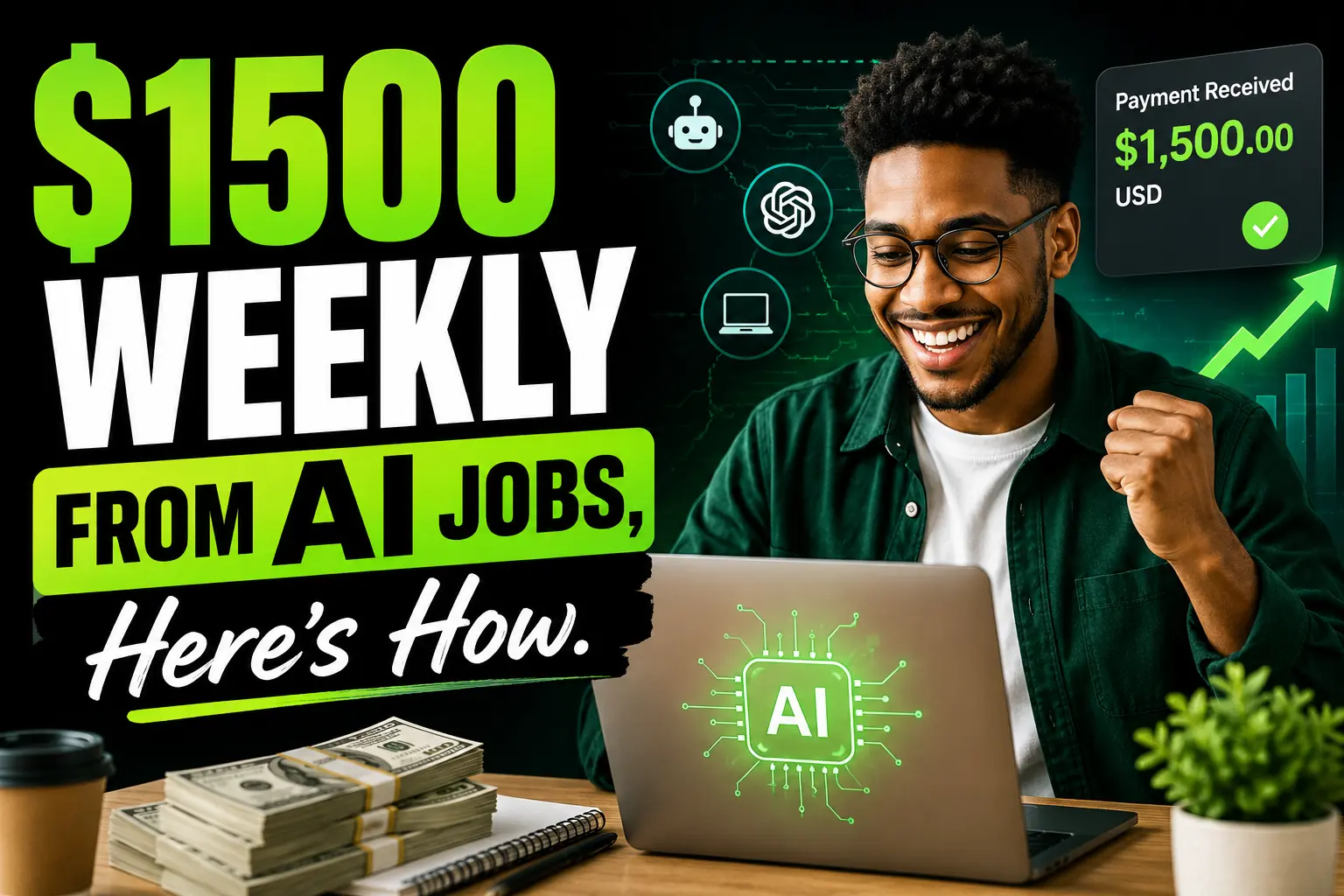 $1500 Weekly From AI Jobs, Here's How.