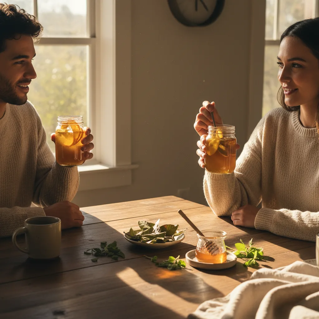 guava-leaf-tea-brewing-cold-brew