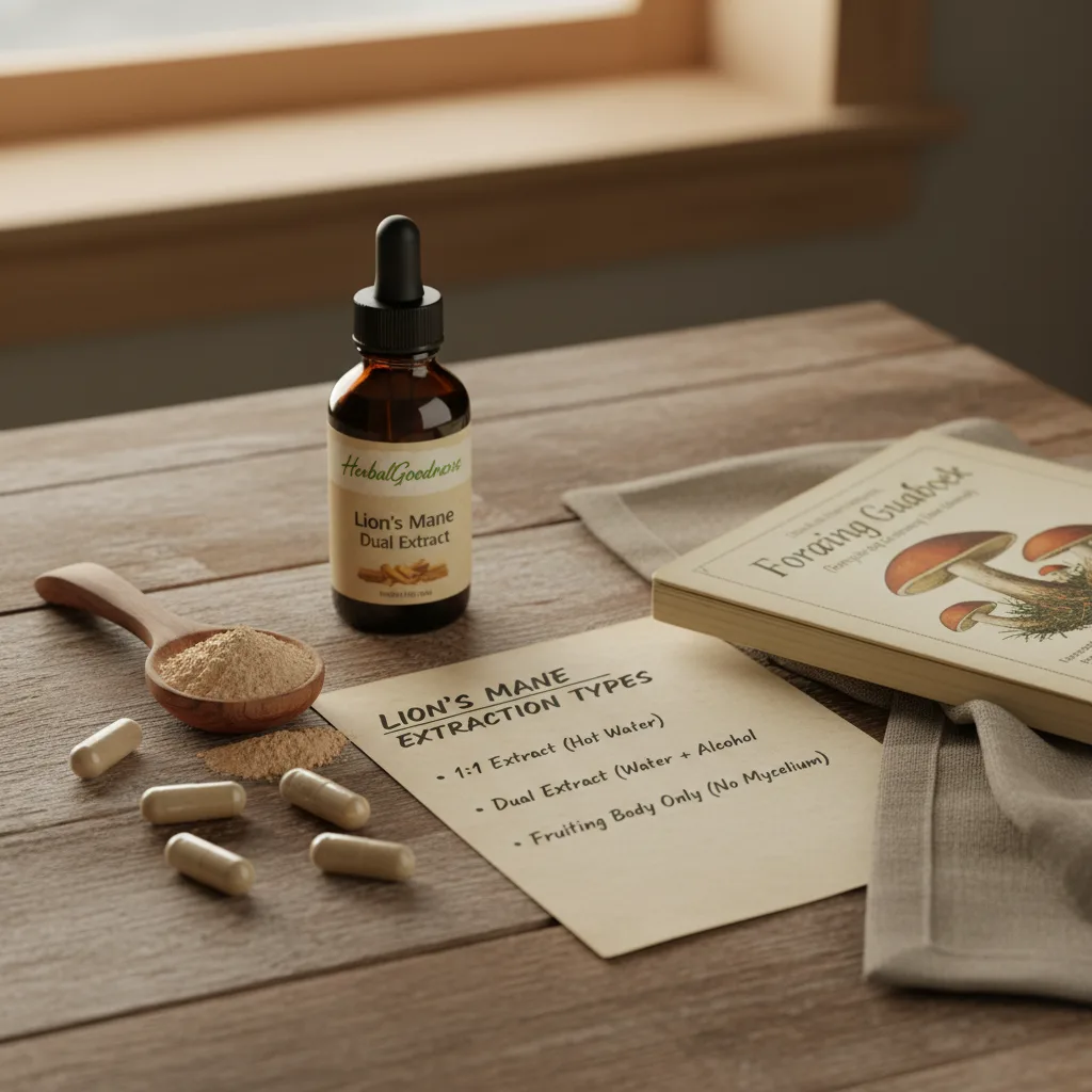 Mushroom Extract Label Details