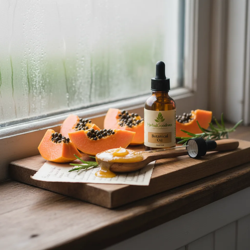 Papaya DIY beauty routine
