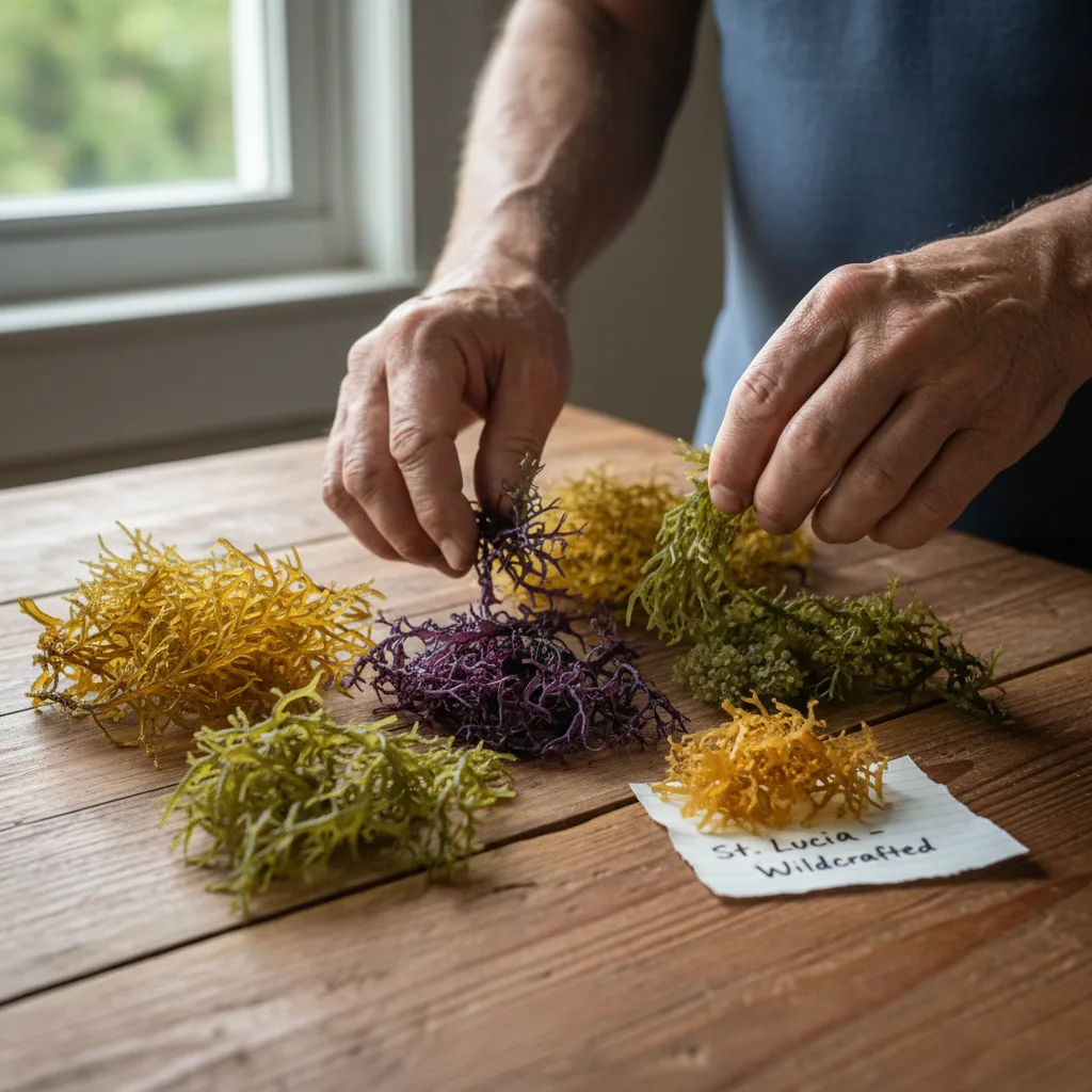 Sea moss harvesting environment