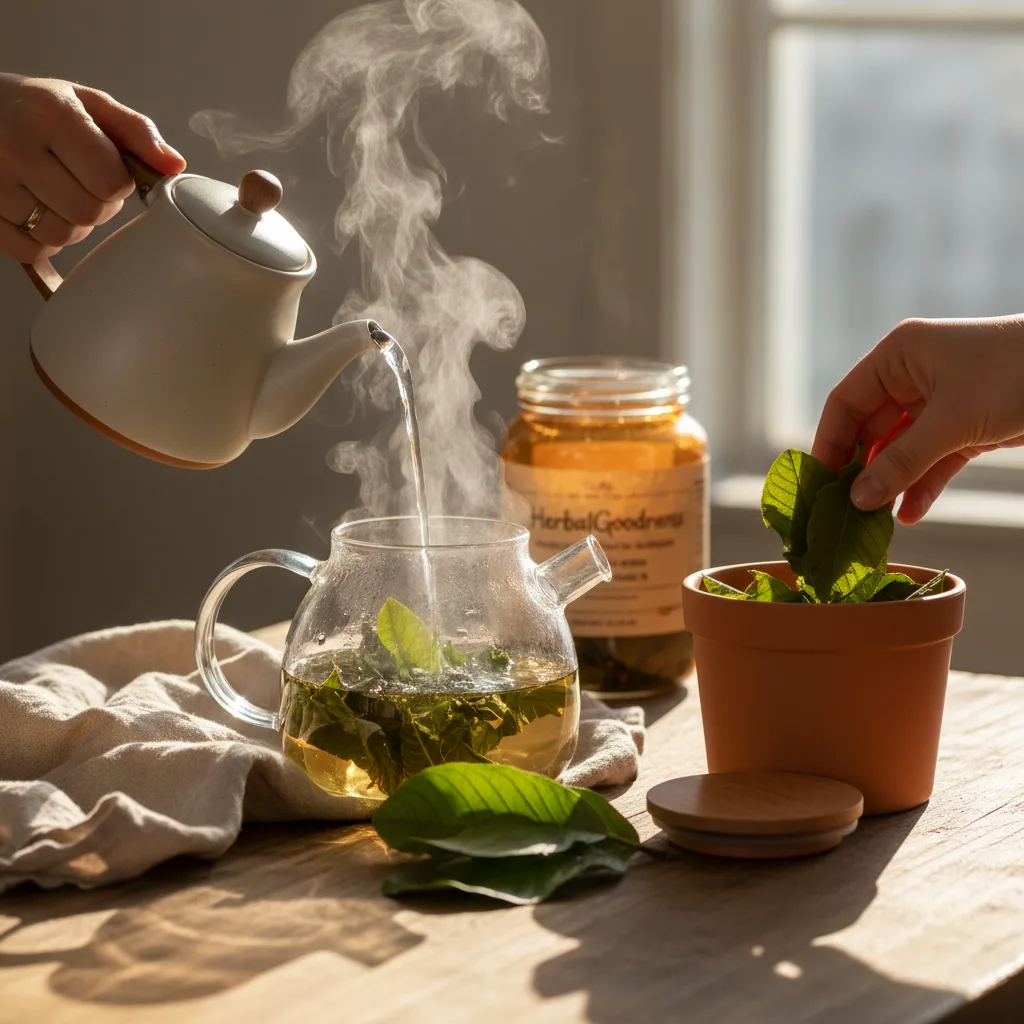 brewing tea with eco friendly tools
