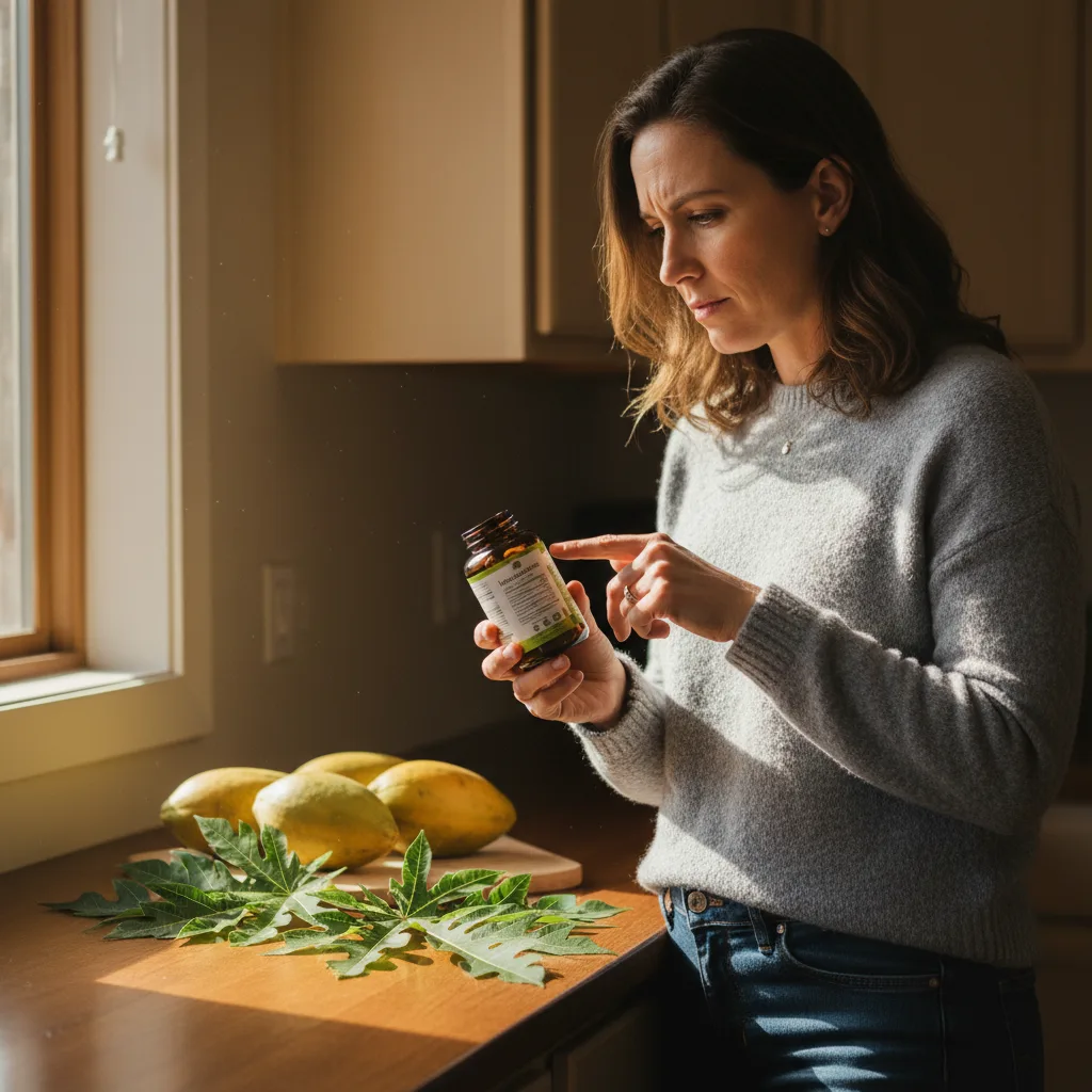 papaya-leaf-extract-capsules-labels