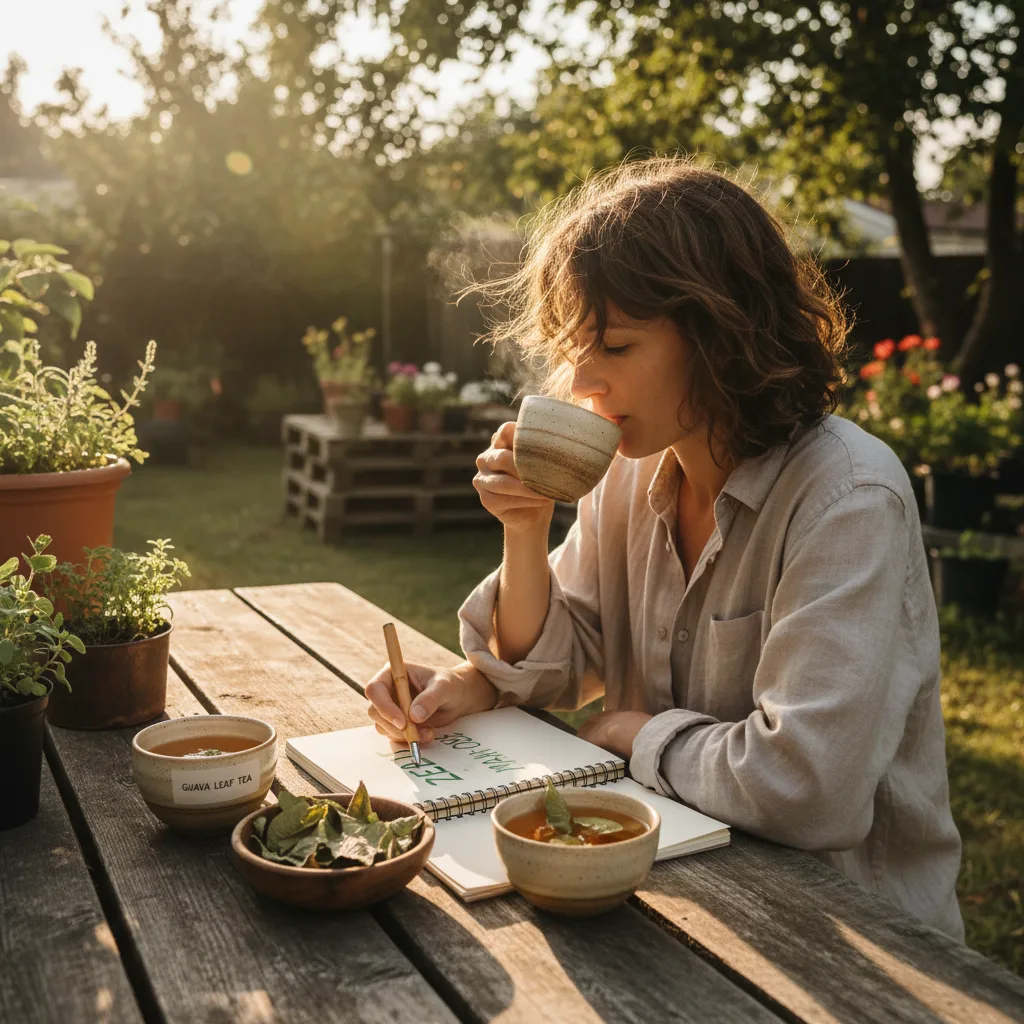 eco-friendly brewing guava leaf tea