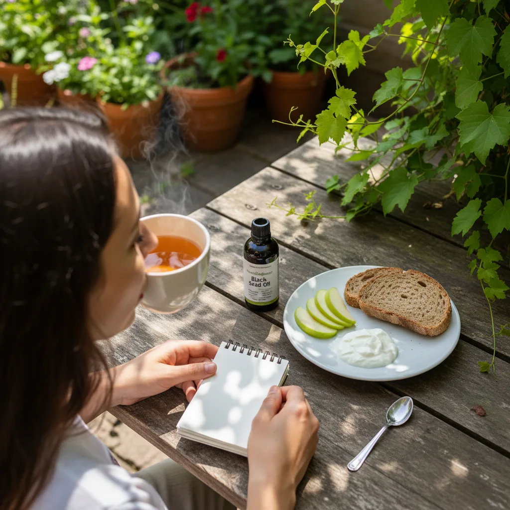 black seed oil salad pairing