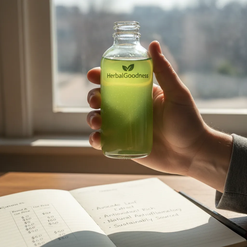 brew of avocado leaf tea