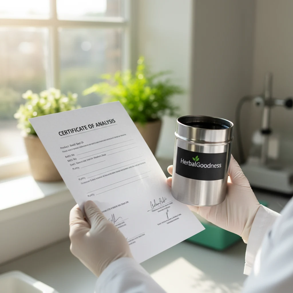 Black Seed Oil Packaging and Quality