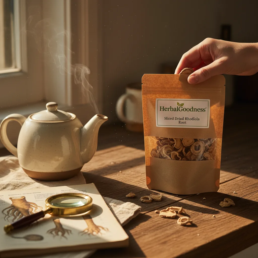 rhodiola capsules and powder