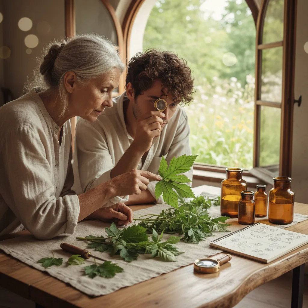 hands-on herbal learning in Sonoma
