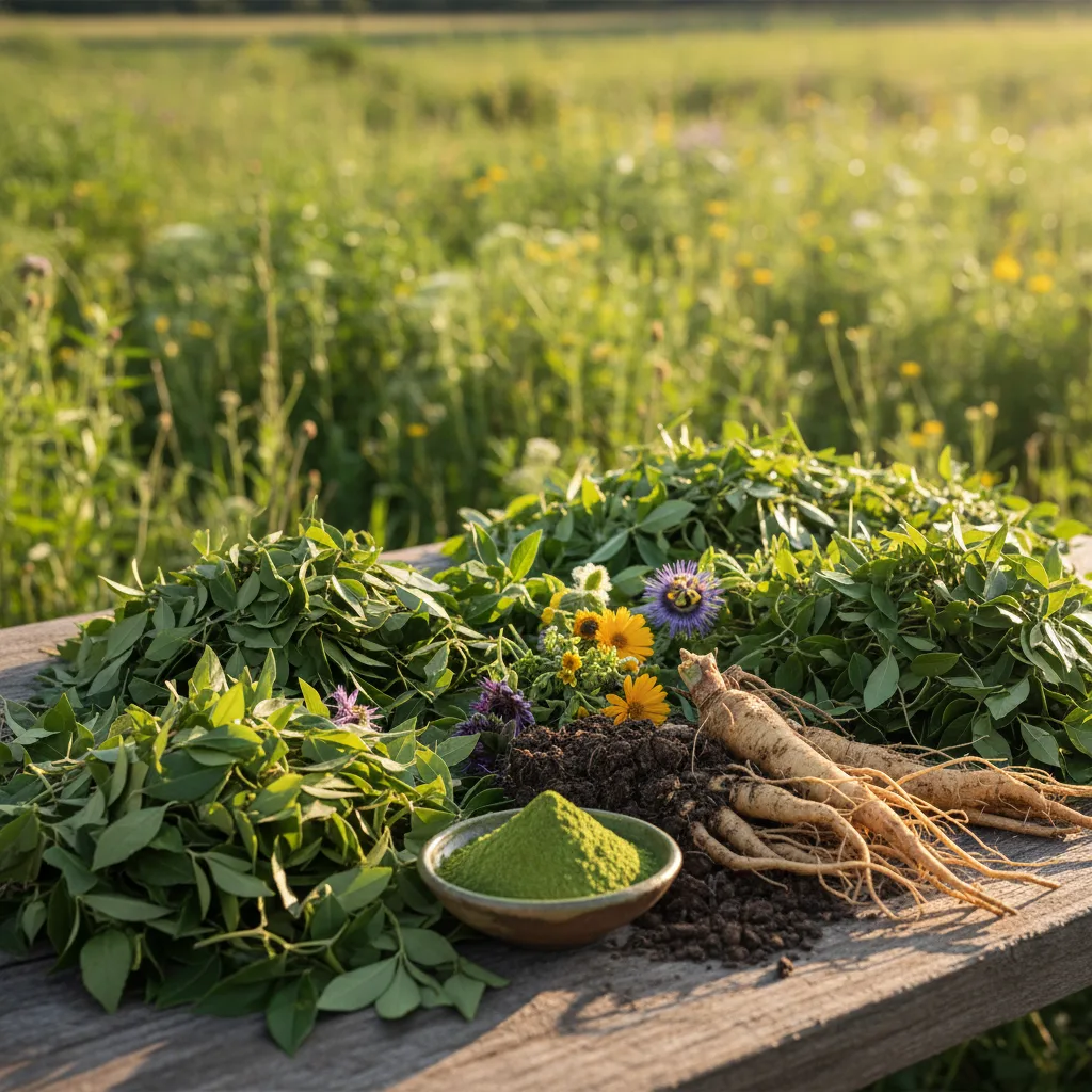shade grown energy herbs