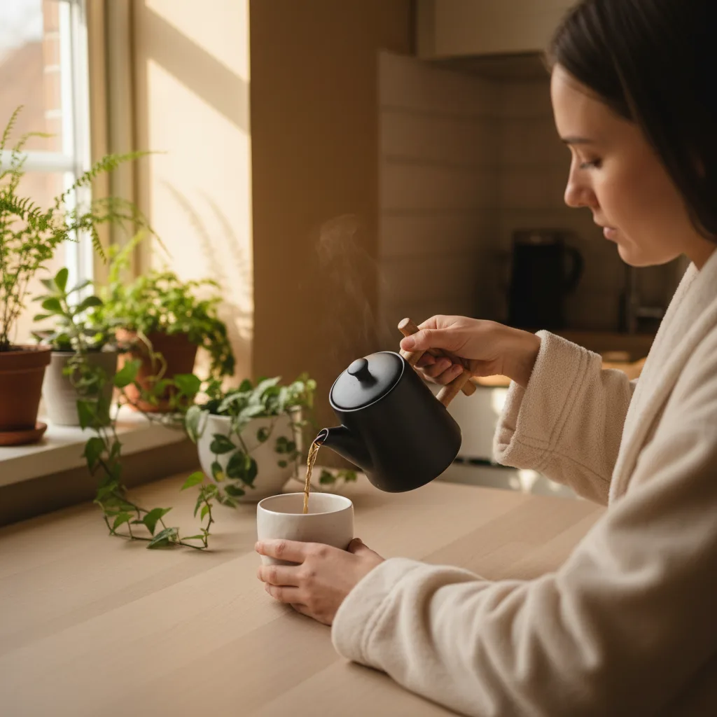 assortment of organic whole-leaf teas