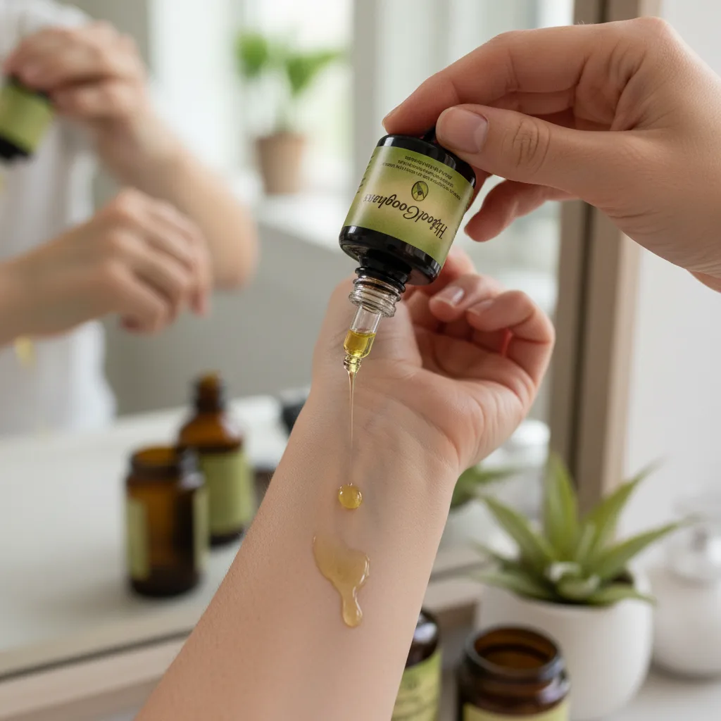 DIY avocado oil face mask