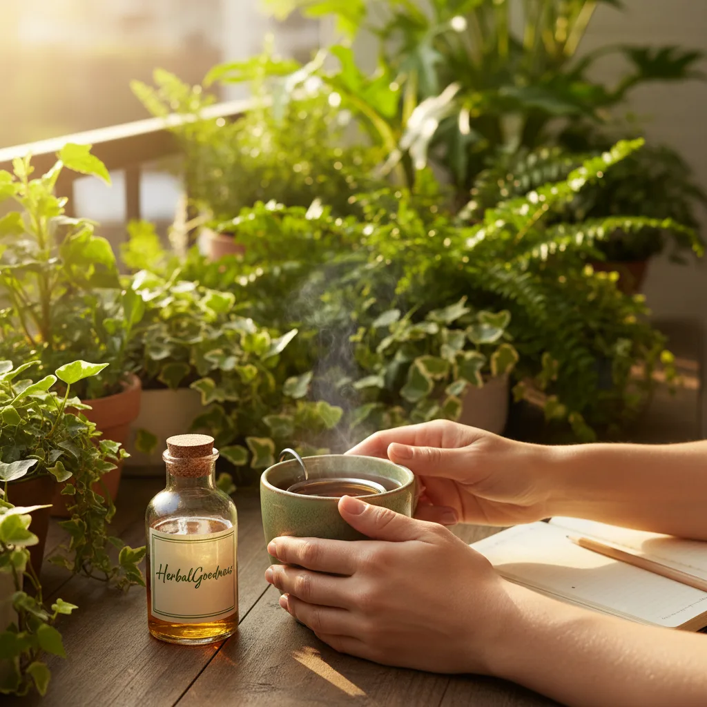 herbal tea ritual