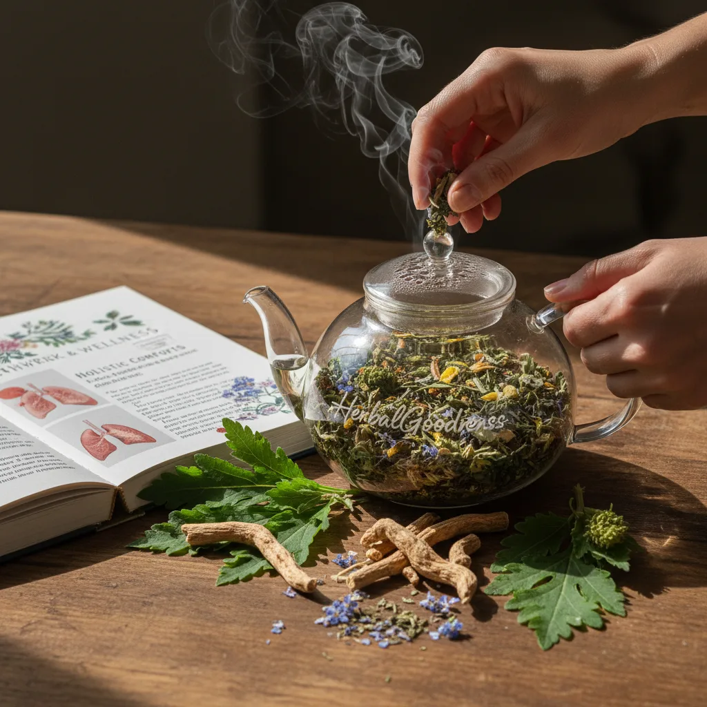 Herbal teas for lung wellness