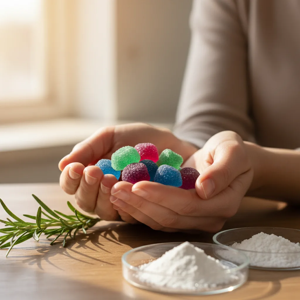 Organic beauty gummies for holistic radiance