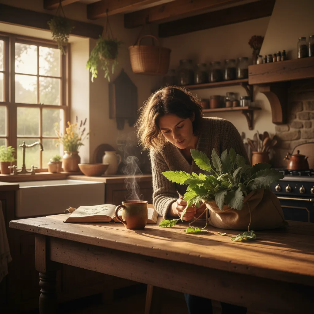 dried mullein leaves for tea