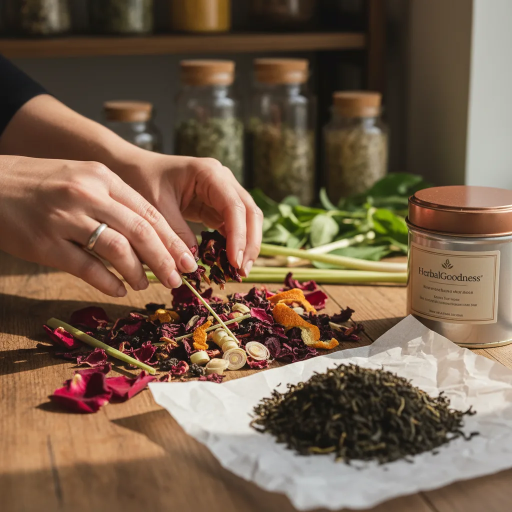 herbal tea flavor menu