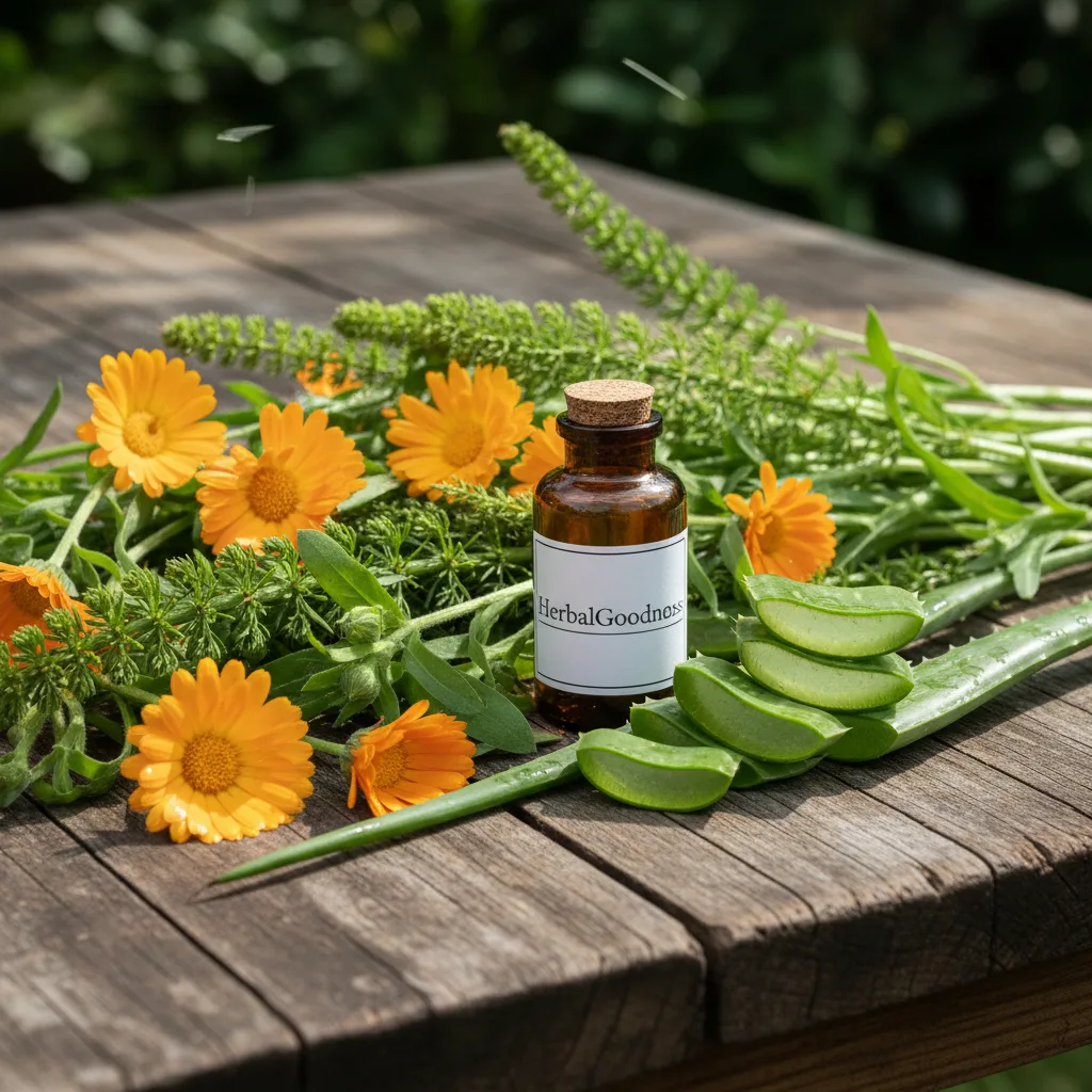 herb infusions and skin care routine