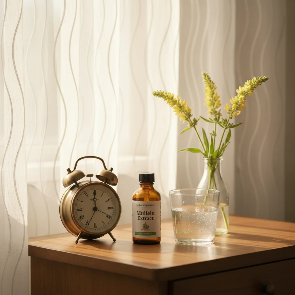 herbal tea ritual mullein extract